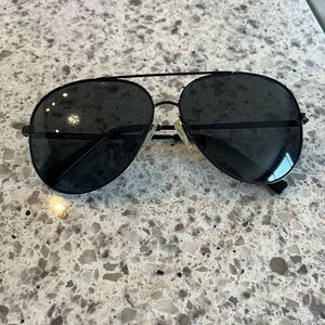 Michael Kors Black Aviator Sunglasses